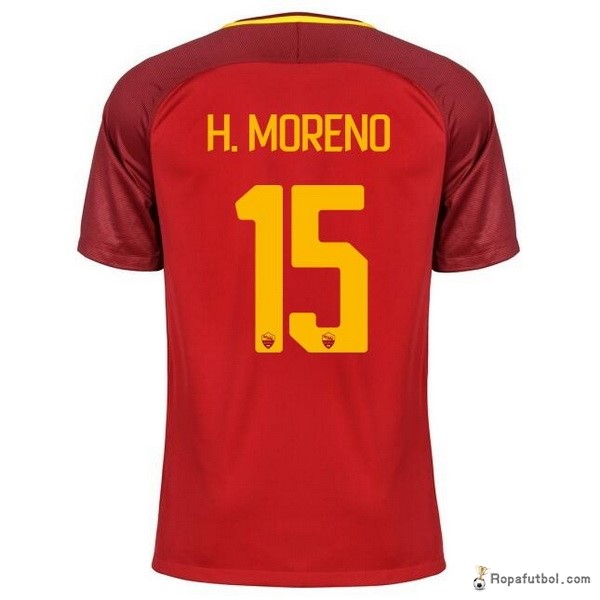 Camiseta As Roma Replica Primera Ropa H.Moreno 2017/18